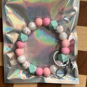 Wristlet Keychain Silicone Beads - New in Package